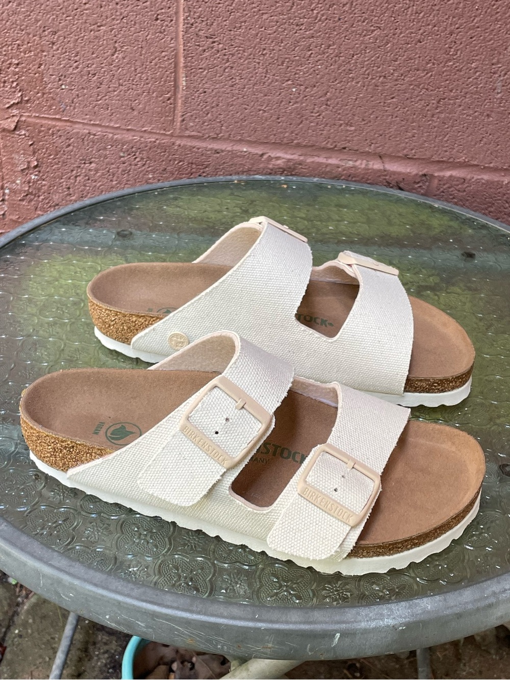 New Birkenstock Arizona Vegan Sandals Size 37